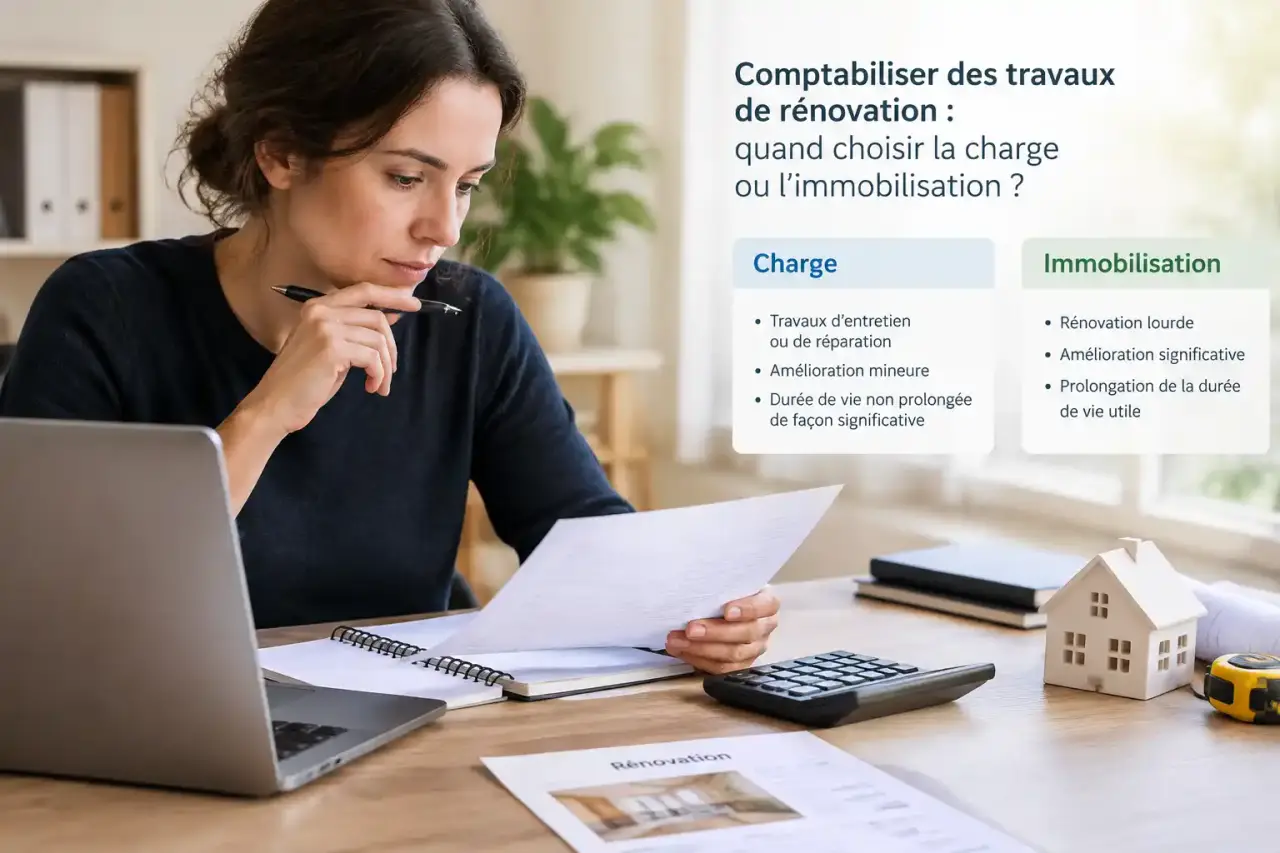 Comptabiliser des travaux de rénovation : quand choisir la charge ou l’immobilisation ?