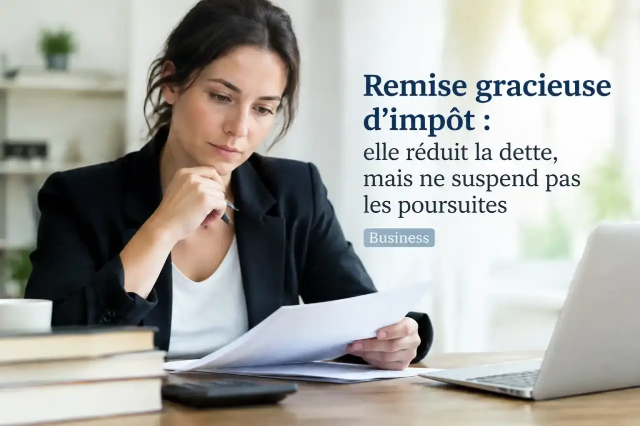 Remise gracieuse d’impôt : elle réduit la dette, mais ne suspend pas les poursuites